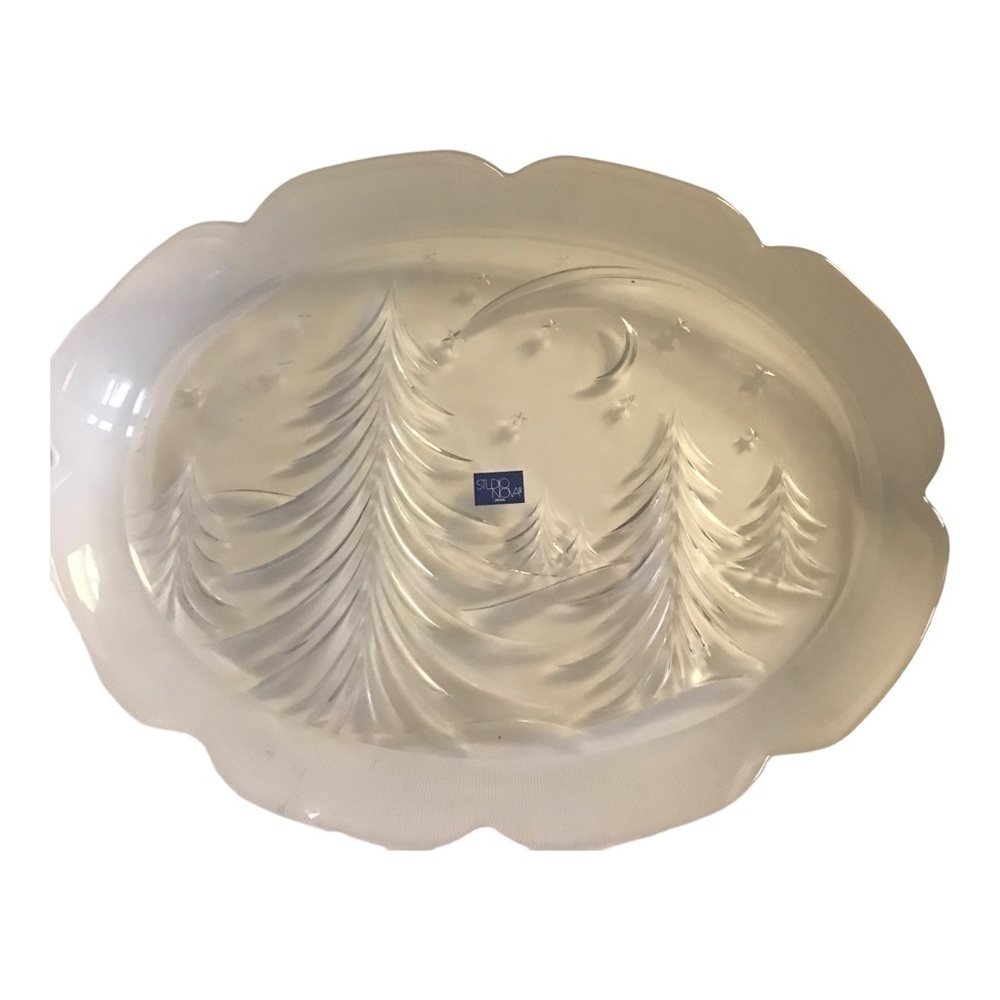 Studio Nova Oval Glass Platter